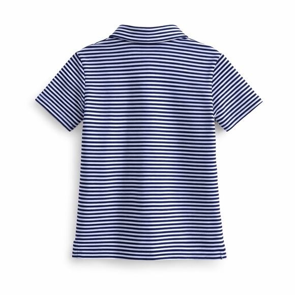 🧒 Polo Ralph Lauren Boys Striped Polo Shirt Size 6 Blue White Red Pony - Picture 2 of 7